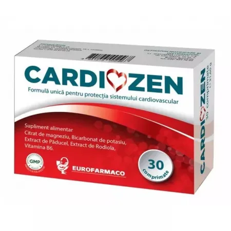 Cardiozen, 30 comprimate EUROFARMACO — preț și oferte