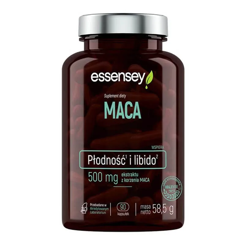 Essensey Maca, extract de rădăcină de maca, 90 capsule — preț și oferte