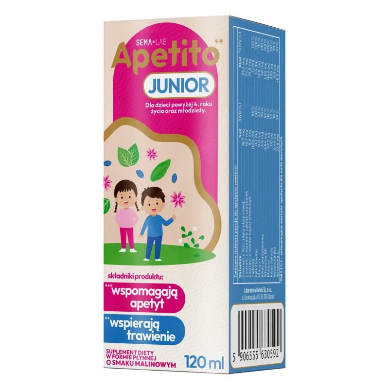 SEMA Lab Apetito Junior, 120 ml — preț și oferte