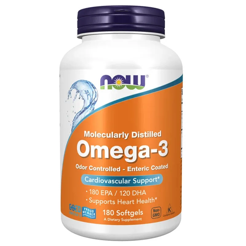 Now Foods Omega-3 1000 mg, 180 capsule — preț și oferte