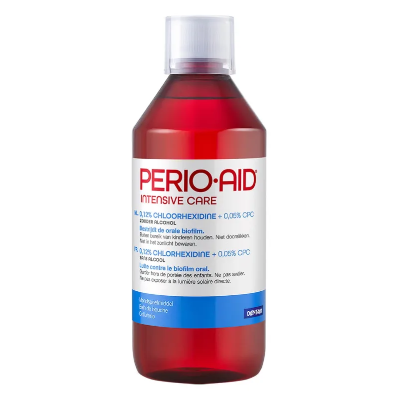 Perio-Aid Intensive Care 0,12%, apă de gură cu clorhexidină, 500 ml — preț și oferte