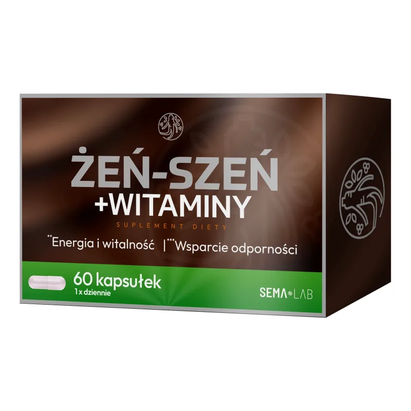 SEMA Lab Ginseng + vitamine, 60 capsule — preț și oferte