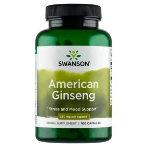 Swanson Ginseng american 550 mg, 100 capsule