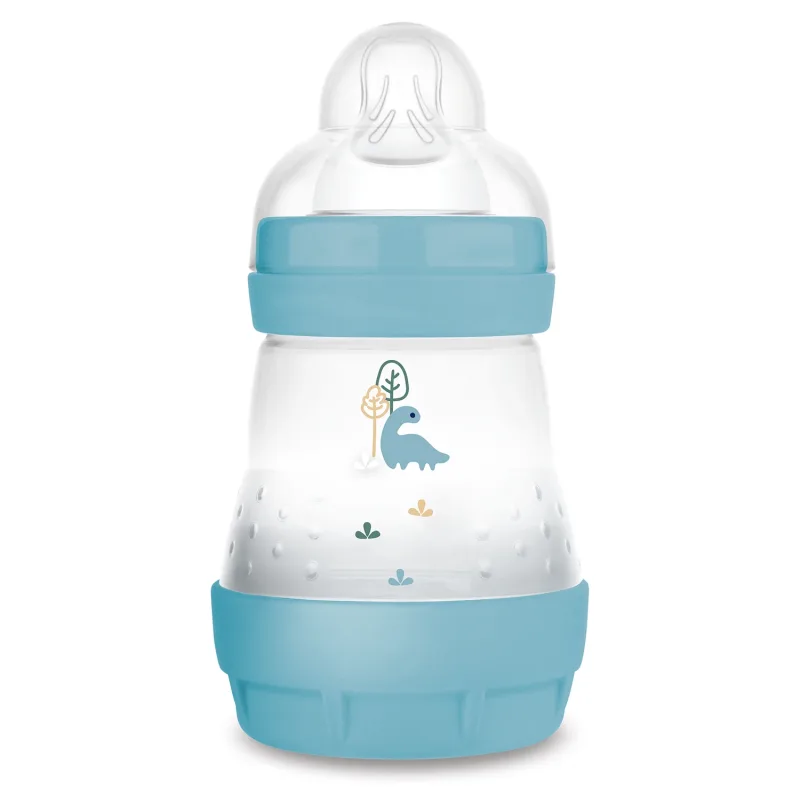 MAM Perfect Start Anti-Colic, biberon anti-colic, cu tetină din silicon, Planet Love, băiat, de la naștere, 160 ml — preț și oferte