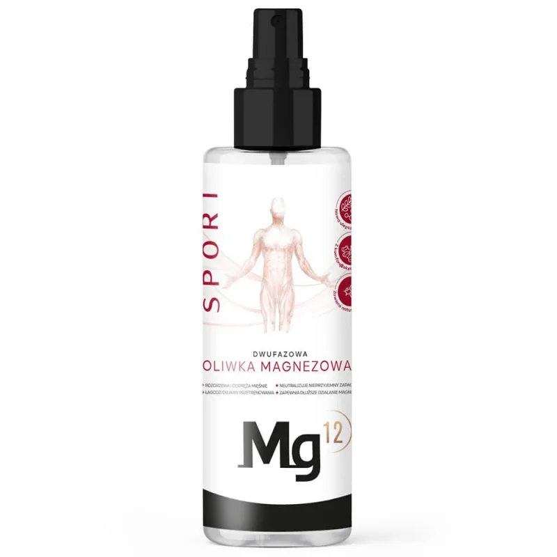 Mg12 Sport, ulei de magneziu bifazic, 200 ml — preț și oferte