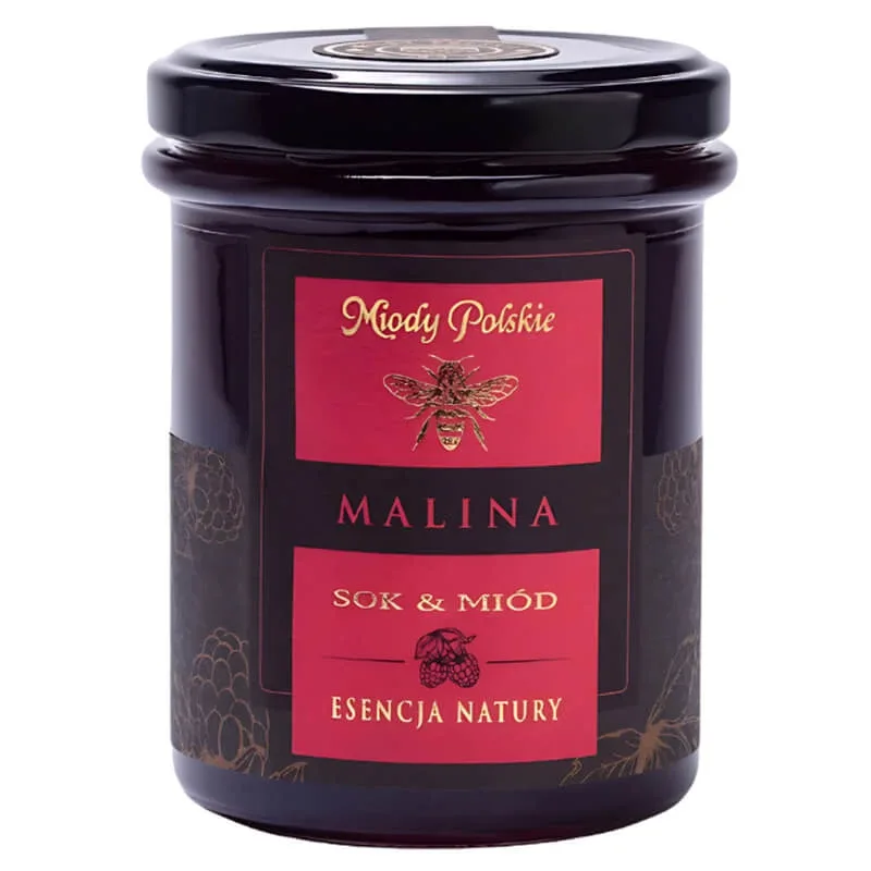 Miody Polskie Suc și miere, zmeură, 250 g — preț și oferte