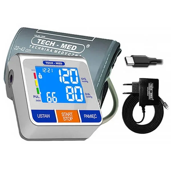 Tech-Med TMA-500 Pro, tensiometru automat pentru brațul superior cu sursă de alimentare — preț și oferte