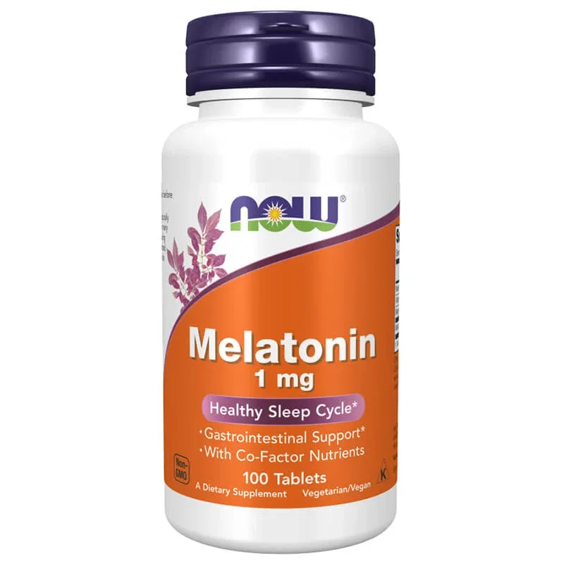 Now Foods Melatonin, melatonină 1 mg, 100 comprimate — preț și oferte