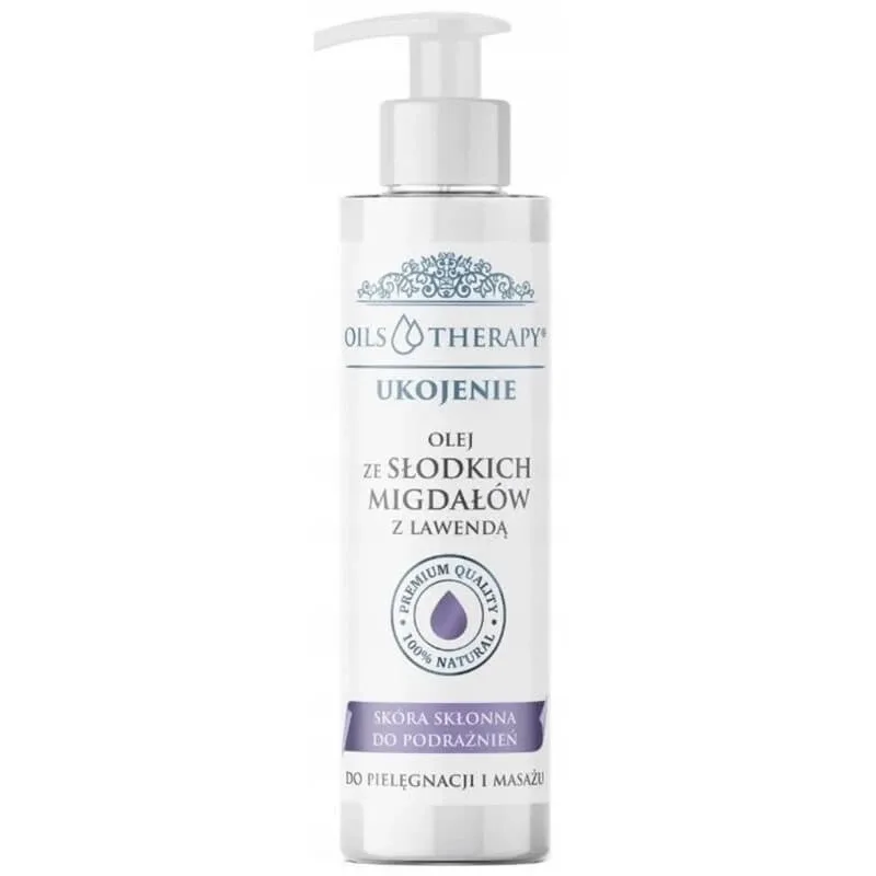 Optima Natura Oils Therapy Serenity, ulei de migdale dulci cu lavandă pentru îngrijire și masaj, 400 ml — preț și oferte