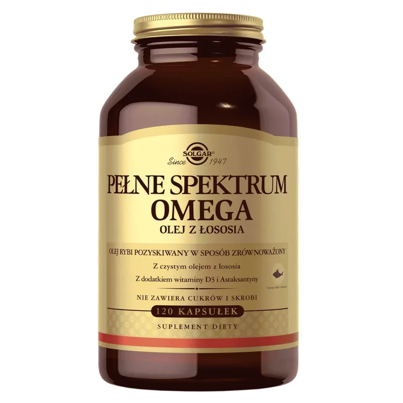 Solgar Full Spectrum Omega Salmon Oil, 120 capsule — preț și oferte