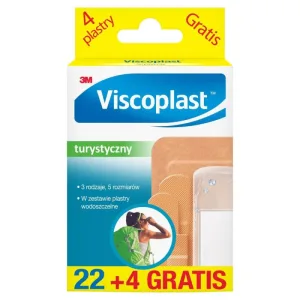 Viscoplast Tourist, plasturi, 22 bucăți + 4 bucăți gratuite