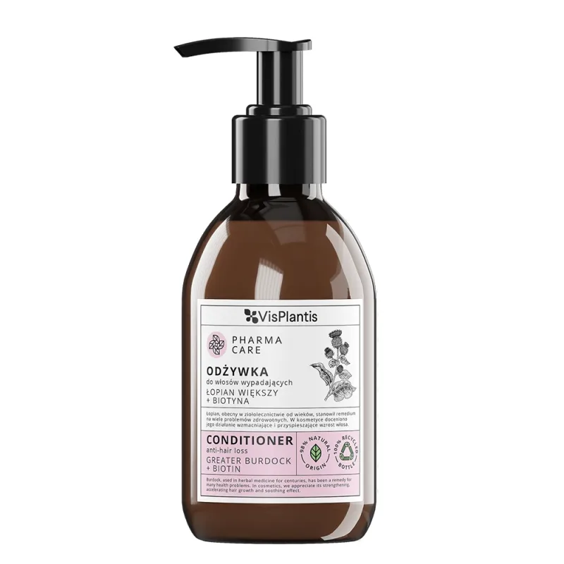 Vis Plantis Pharma Care, balsam pentru păr căzut, brusture + biotină, 300 ml — preț și oferte