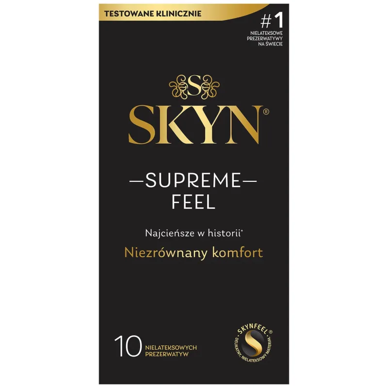 Unimil Skyn Supreme Feel, prezervative fără latex, 10 bucăți — preț și oferte