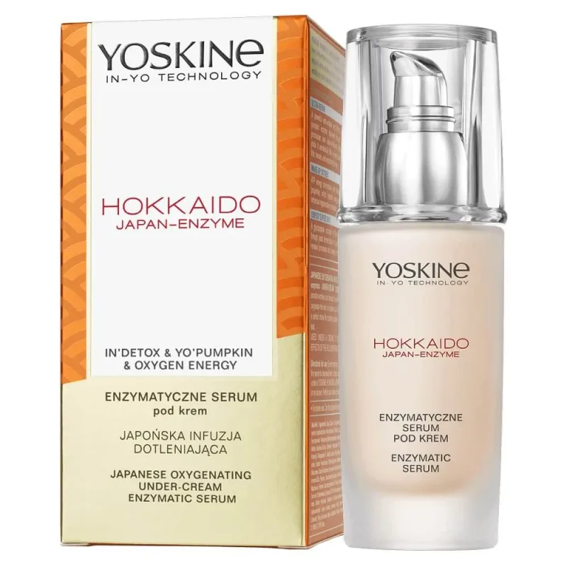 Yoskine Hokkaido Japan-Enzyme, ser enzimatic sub cremă, 30 ml — preț și oferte