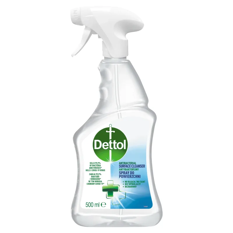 Dettol, spray antibacterian de suprafață, Original, 500 ml — preț și oferte