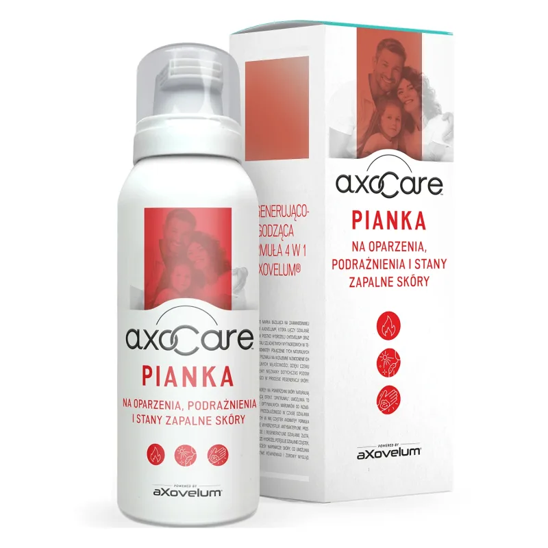 AxoCare, spumă pentru arsuri, iritații ale pielii și inflamații, 85 ml — preț și oferte