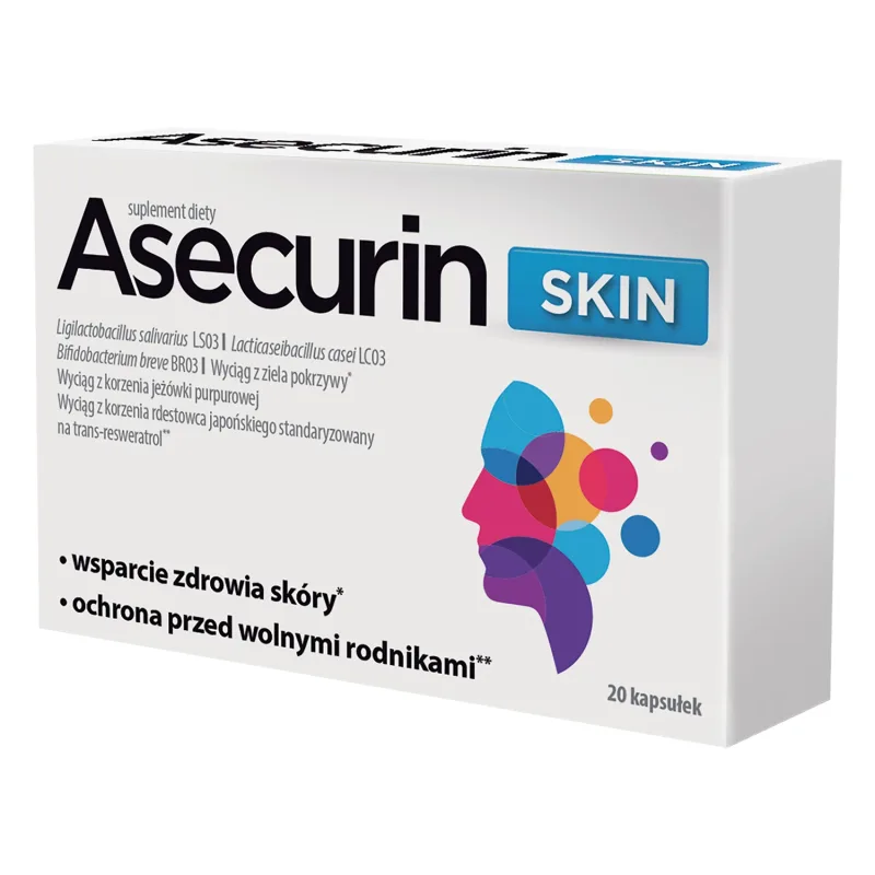 Asecurin Skin, 20 capsule AFLOFARM — preț și oferte