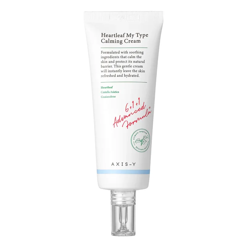 Axis-y Heartleaf My-Type Calming Cream, cremă de față hidratantă și calmantă, 60 ml — preț și oferte