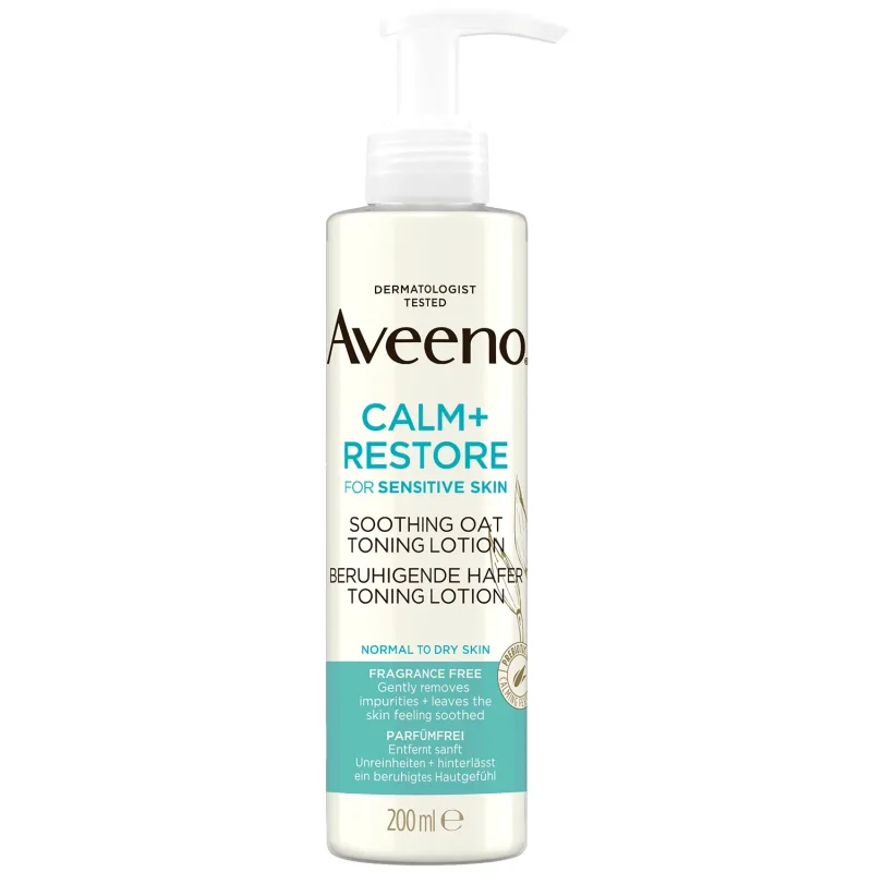 Aveeno Calm+ Restore, gel de duș hrănitor cu fulgi de ovăz, 200 ml — preț și oferte