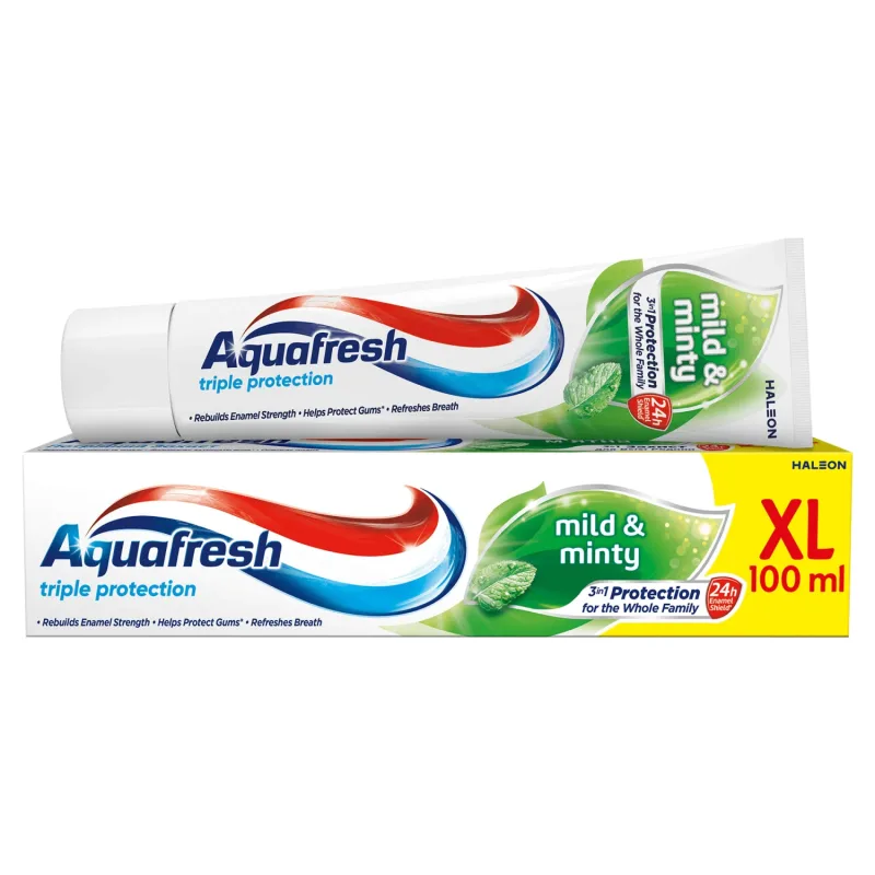 Aquafresh Mild and Minty, pastă de dinți, 100 ml — preț și oferte