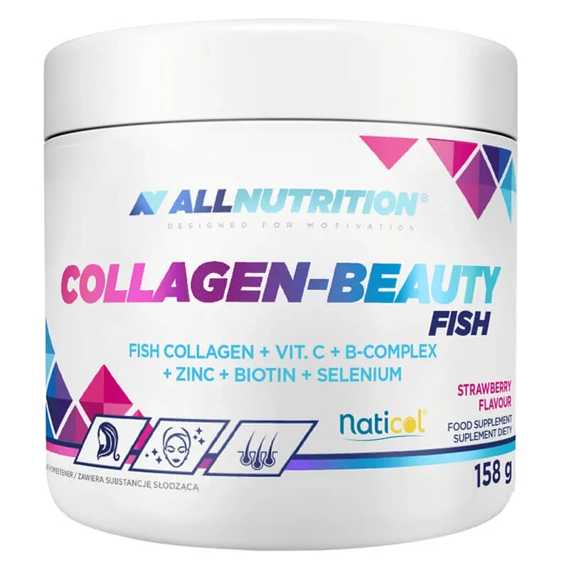 Allnutrition Colagen-Beauty Fish, pulbere, aromă de căpșuni, 158 g — preț și oferte