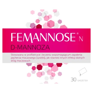 Femannose N, D-mannoză, 30 pliculețe