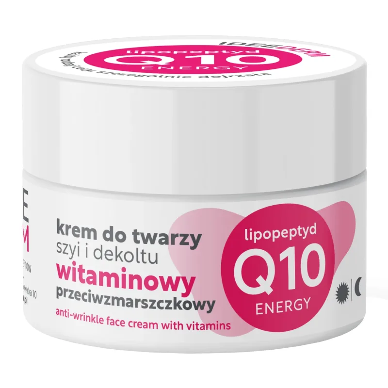 Idee Derm, cremă vitaminizată antirid pentru față, gât și decolteu, 50 ml — preț și oferte