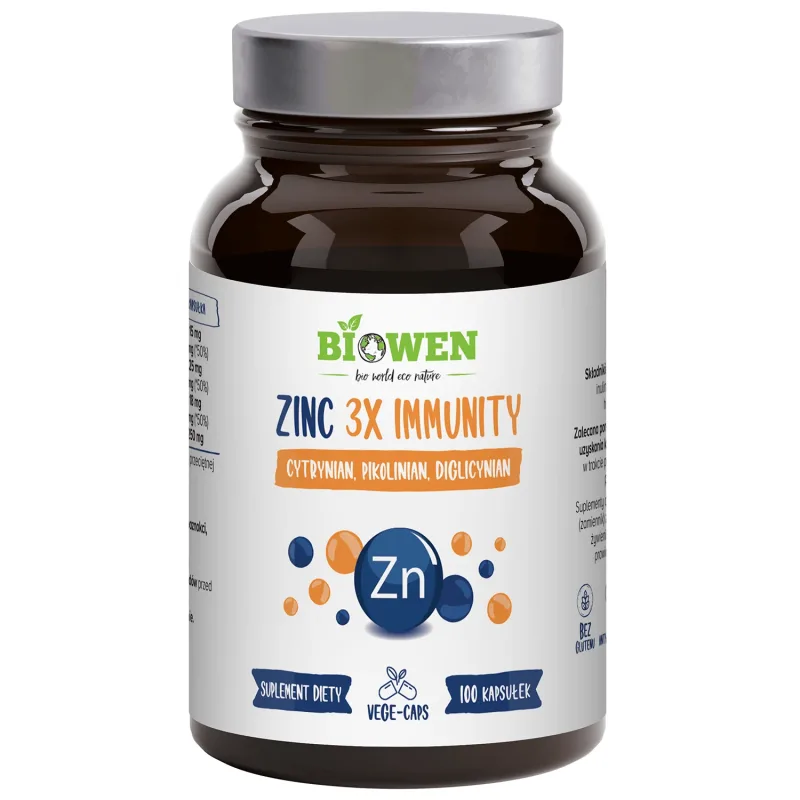 Biowen Zinc 3x Imunitate, 100 capsule — preț și oferte