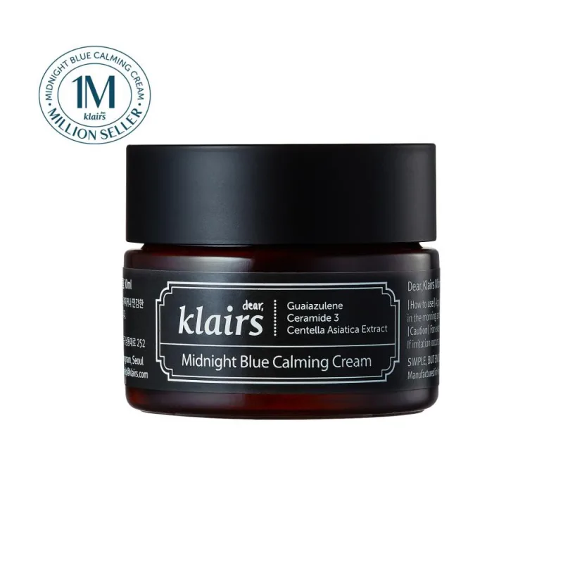 Midnight Blue Crema de fata cu efect calmant, 30ml, Dear Klairs — preț și oferte