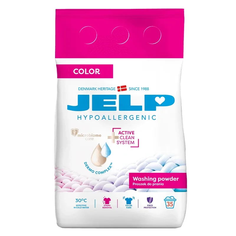 Jelp Hypoallergenic, praf de spălat hipoalergenic, culoare, 2.1 kg — preț și oferte