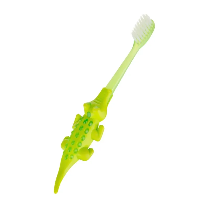 Ackuku, periuță de dinți pentru copii, crocodil, de la 12 luni, 1 buc Akuku — preț și oferte