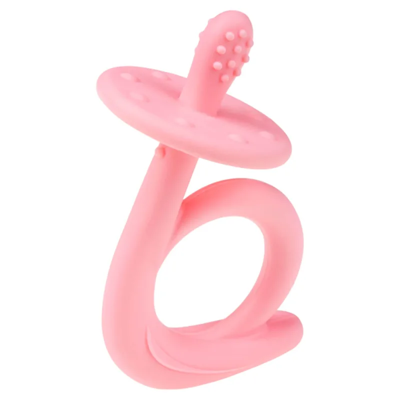 AKUKU, silicon teether, melc roz, A0115, de la naștere, 1 buc — preț și oferte