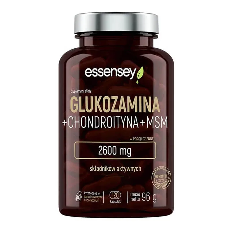 Essensey Glucozamină + Condroitină + MSM, 120 capsule — preț și oferte