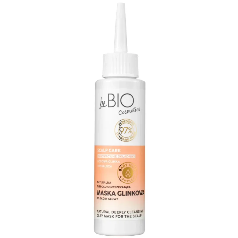 beBIO Cosmetics Baby Hair Complex Scalp Care, mască de argilă naturală de curățare profundă pentru scalp, 100 ml — preț și oferte