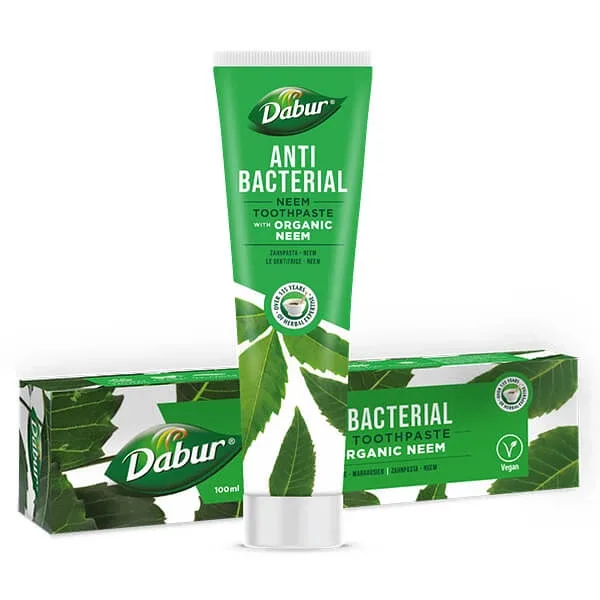 Dabur, pastă de dinți antibacteriană cu neem organic, 100 ml — preț și oferte