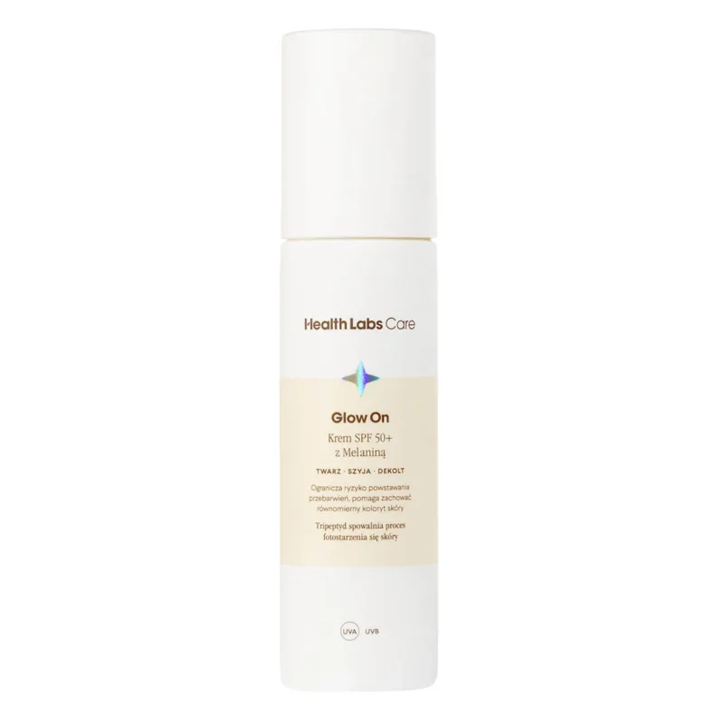 Health Labs Glow On, cremă SPF 50+ cu melanină, 50 ml — preț și oferte