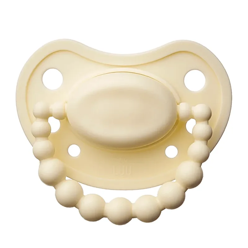 Luu Kids, suzetă, poziționare, silicon, Creamy Lemon, 0-3 luni, 1 buc — preț și oferte