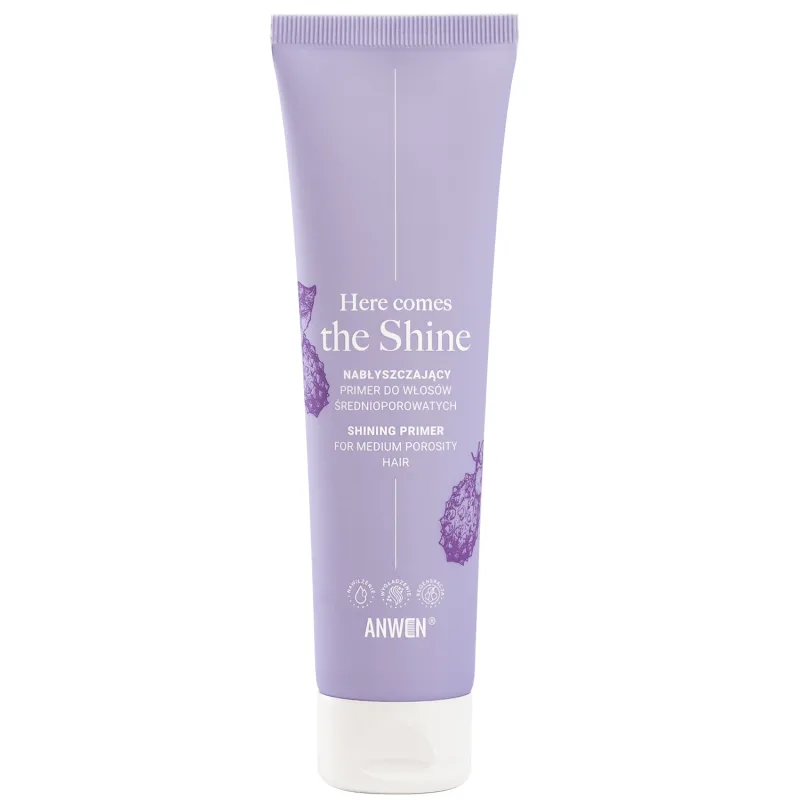 Anwen Here Comes The Shine, grund de strălucire pentru păr mediu poros, 100 ml — preț și oferte