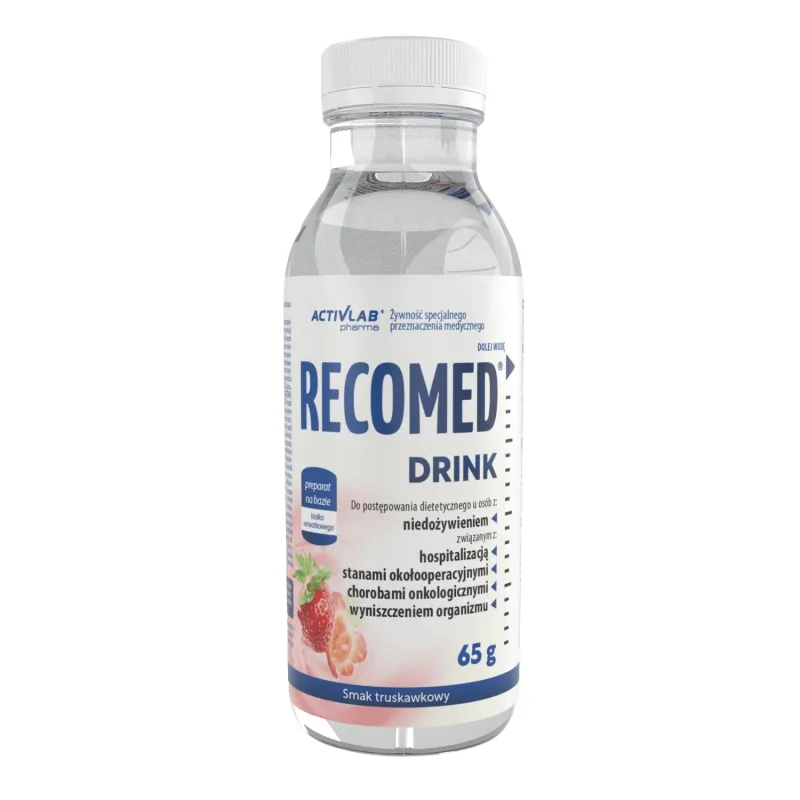 Activlab Pharma RecoMed Drink, preparat nutritiv, aromă de căpșuni, 65 g — preț și oferte