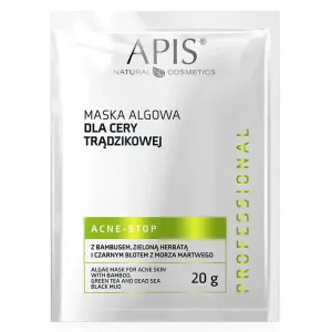 Apis Professional Acne-Stop, mască cu alge pentru pielea cu tendință acneică, 20 g