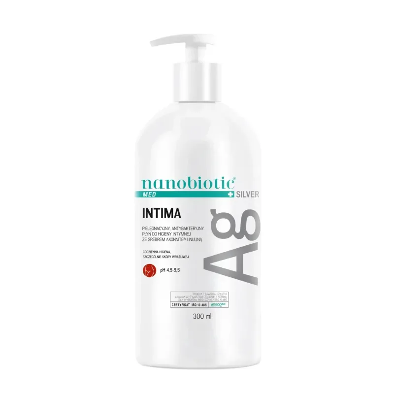 Nanobiotic® Med Silver Intima, Gel de duș pentru igienă intimă, 300 ml — preț și oferte