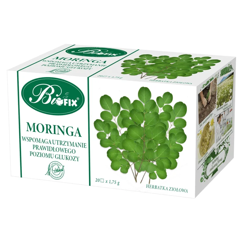 Bi Fix Moringa, ceai de plante, 20 pliculețe — preț și oferte