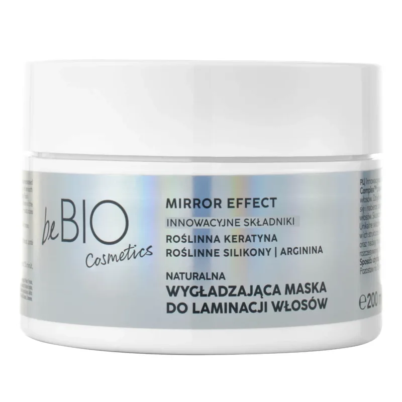 beBIO Cosmetics Baby Hair Complex Mirror Effect, mască de laminare naturală a părului, 200 ml — preț și oferte