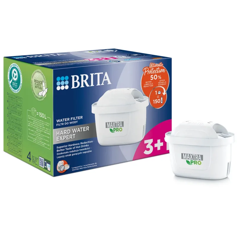 Brita Maxtra Pro Hard Water Expert, filtru de apă, 4 bucăți — preț și oferte