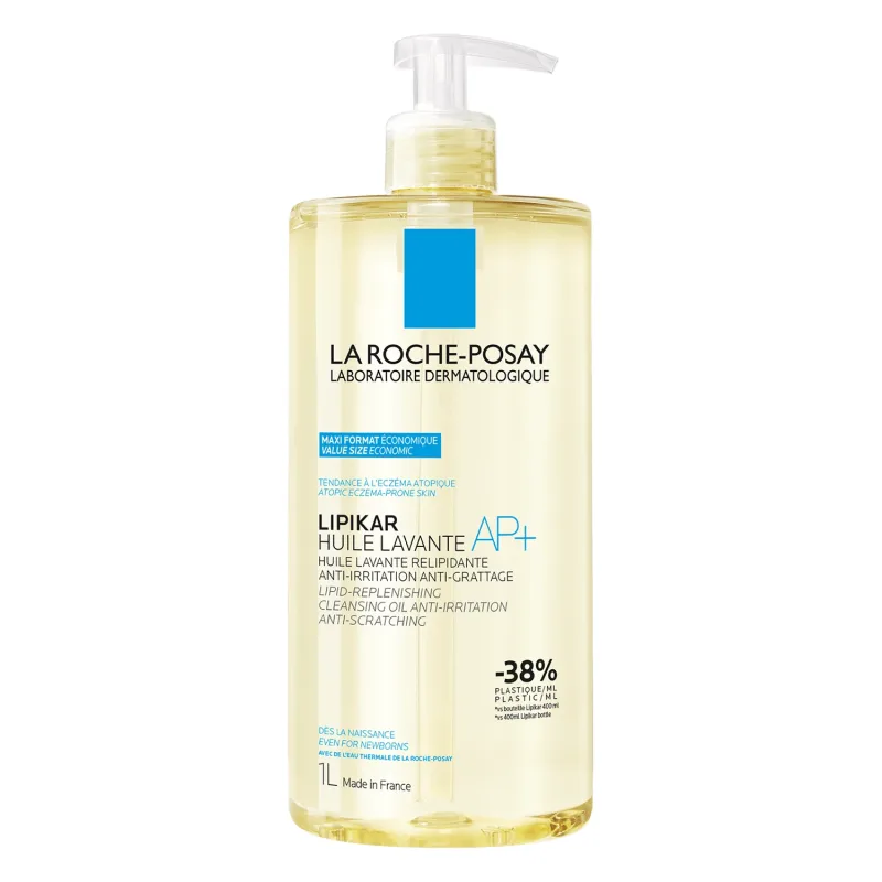 La Roche-Posay Lipikar AP+, ulei de curățare, reumplere lipide împotriva iritațiilor pielii, 1 l — preț și oferte