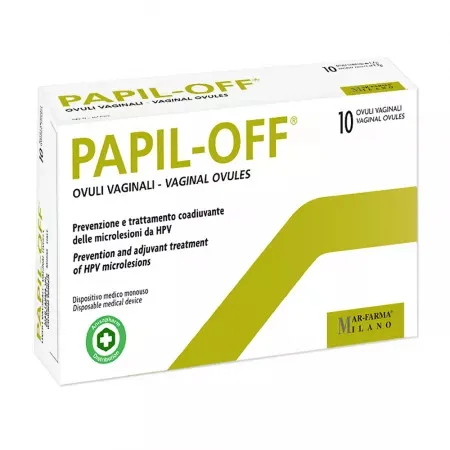 Ovule vaginale Papil-Off, 10 bucati, Mar Farma — preț și oferte