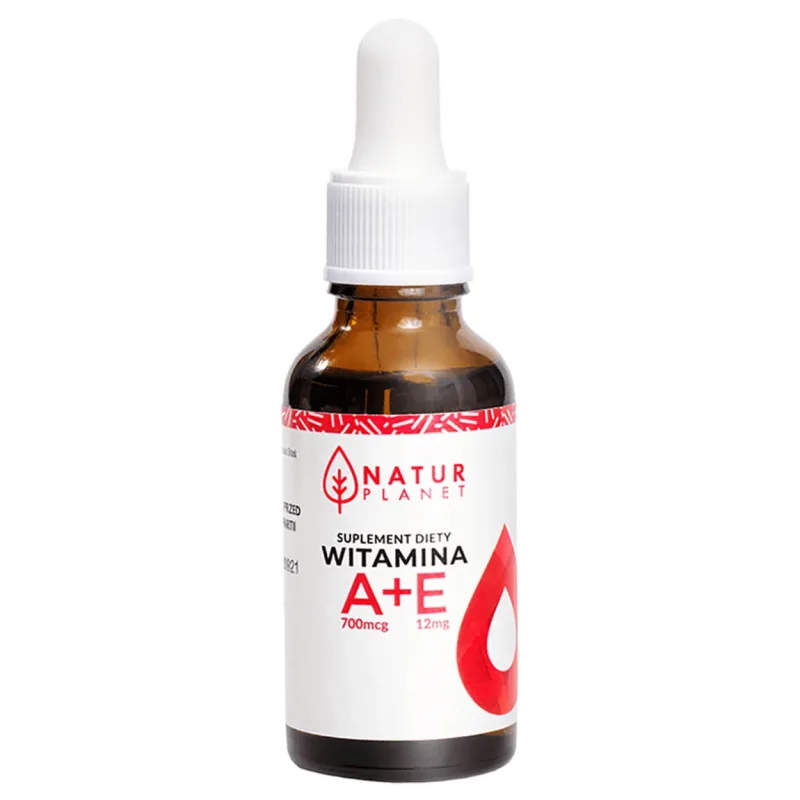 Natur Planet Vitamina A+E picături, 30 ml — preț și oferte