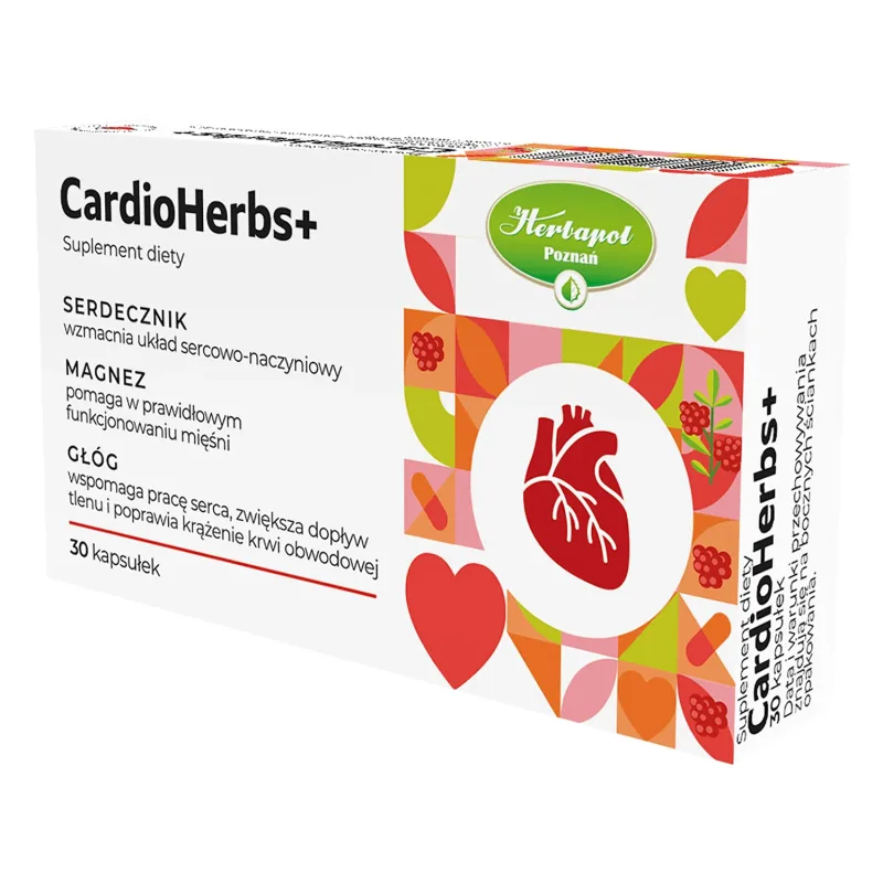 CardioHerbs+, 30 capsule Herbapol — preț și oferte