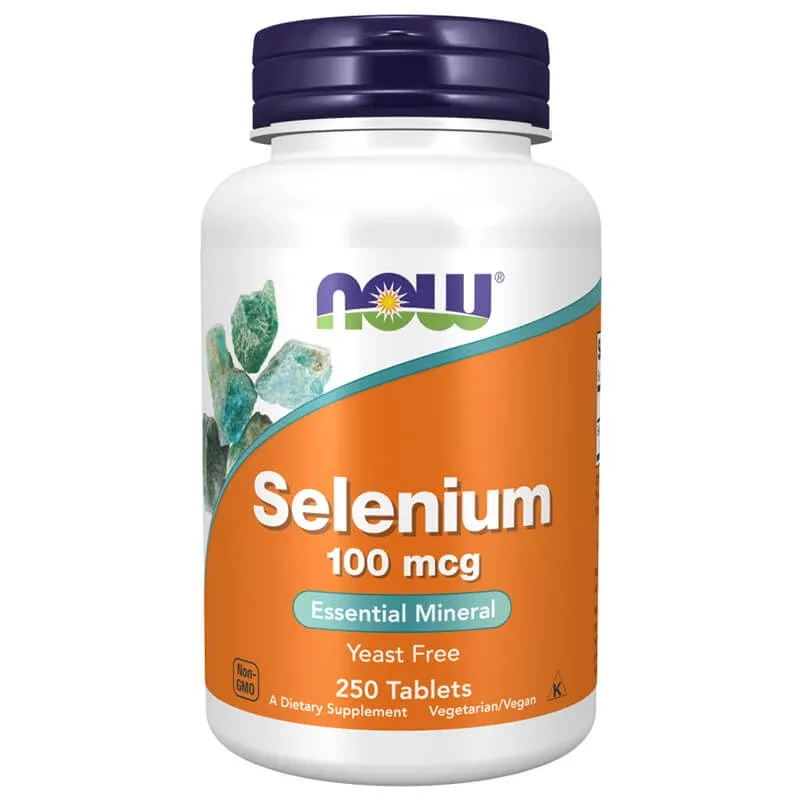Now Foods Selenium, seleniu 100 µg, 250 comprimate — preț și oferte