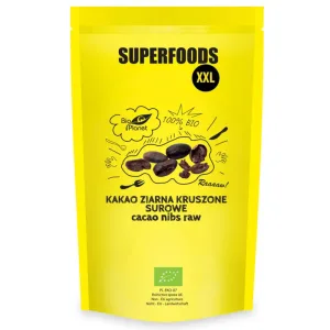 Bio Planet, boabe de cacao crude zdrobite Bio, 600 g